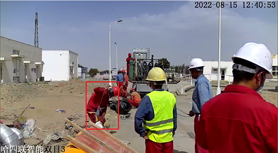 穿越警戒帶異常報警